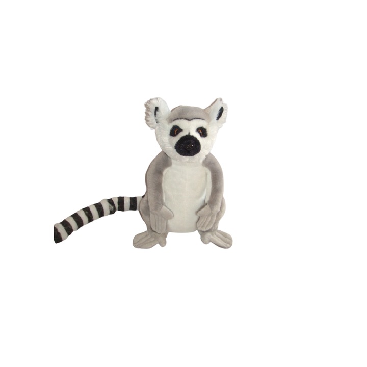 Lemur de plus 28cm, multicolor, ideal pentru joaca si decorare