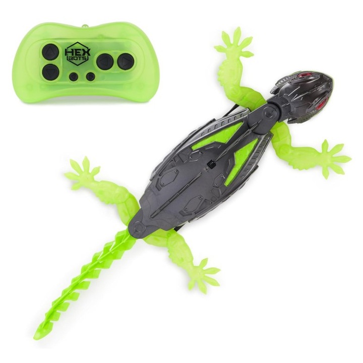 Távirányítós robotjáték, Műanyag, Szürke/Zöld
