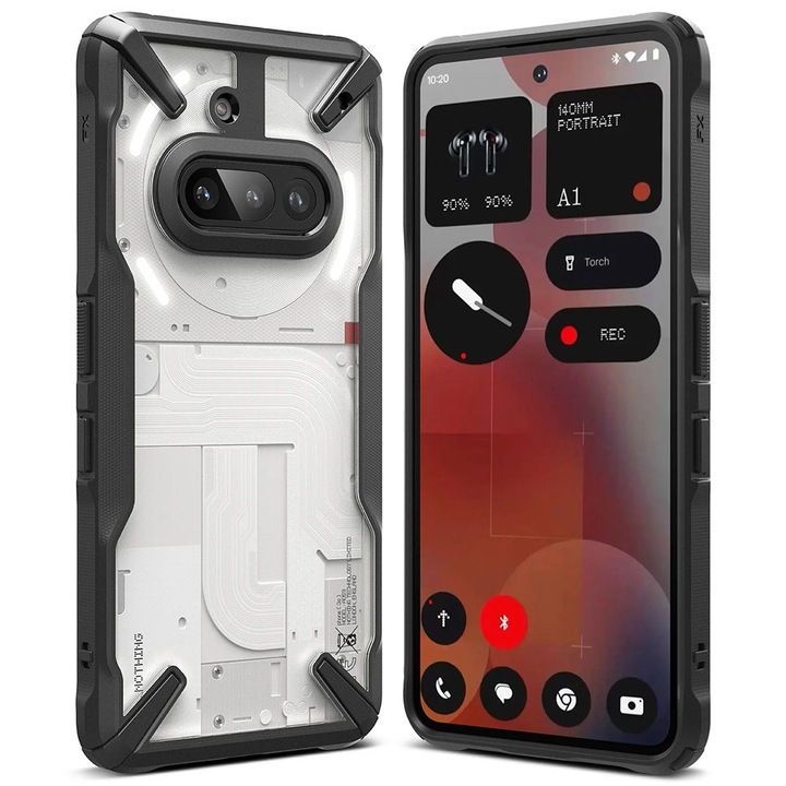 Husa Protectie pentru Nothing Phone 3a, X35, Lexgard, Deep Dark