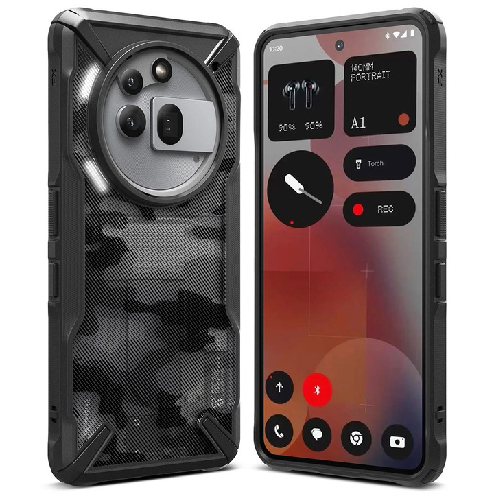 Husa Protectie pentru Nothing Phone 3a Pro, X34, Lexgard, Camo Deep Dark