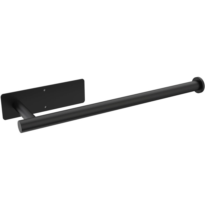 Cutie pentru servetele eleganta, Axroad Mall, Suport metalic pentru servetele pentru masa, Portabil, Economiseste spatiu, Rezistent la apa, Cu tampoane de cauciuc antiderapante, Pentru bucatarie, sufragerie, birou, Otel carbon, 23x16.5x14 cm, Negru