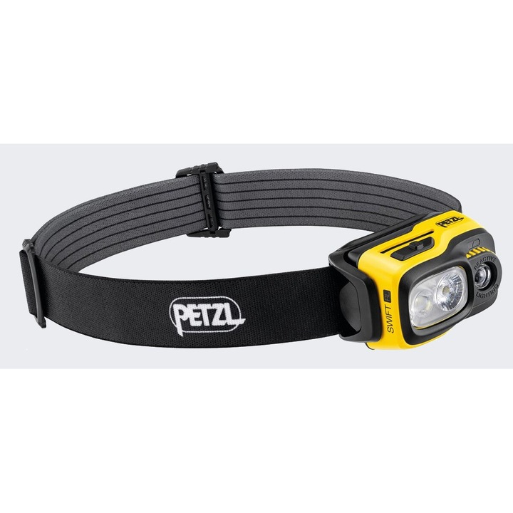 Челник Petzl Swift RL, черно-жълт