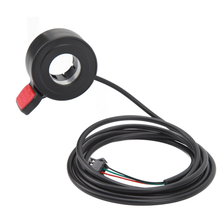 Maneta acceleratie bicicleta electrica, AMRINUGL, acceleratie cu deget, design ergonomic, compatibil cu 24V-72V, constructie durabila