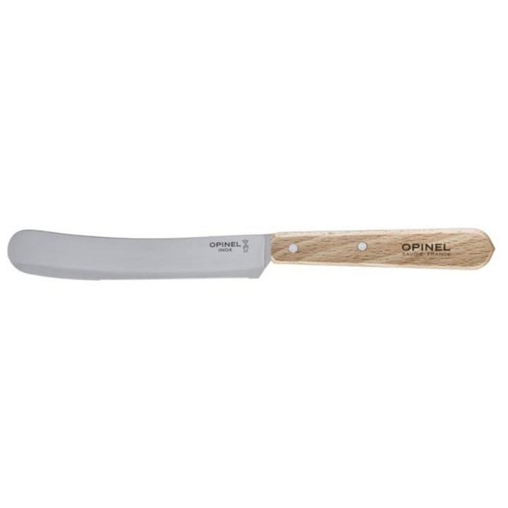 Cutit de mic dejun Opinel, inox, natural, 212mm, lemn de fag