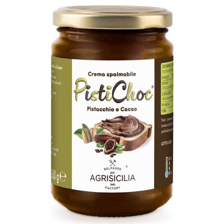 Agrisicilia Pistacchio e Cacao 340 gr