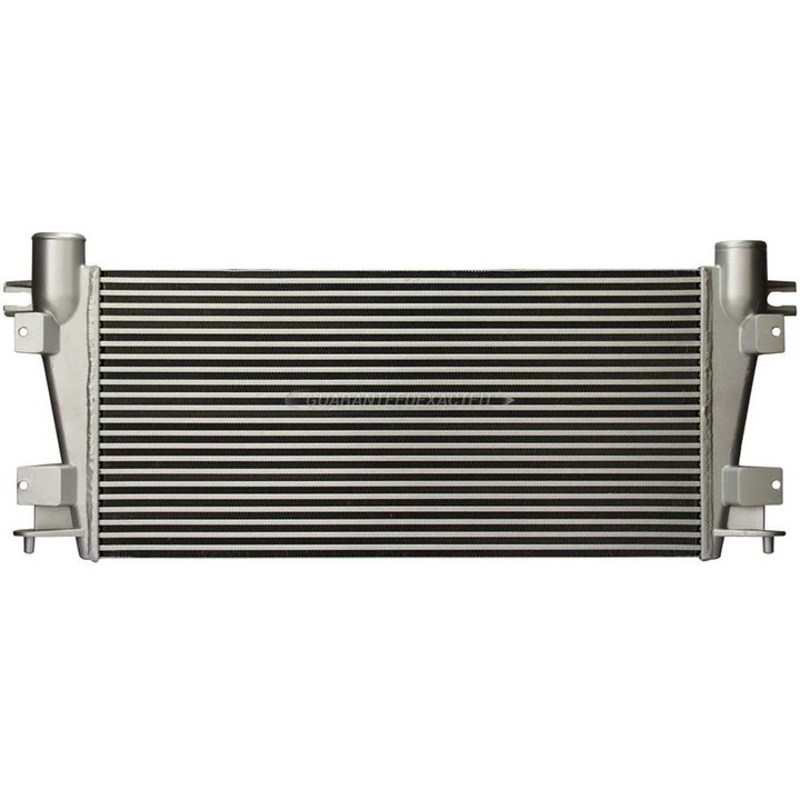 Alumínium turbó intercooler, nagy teljesítményű, ezüst színű