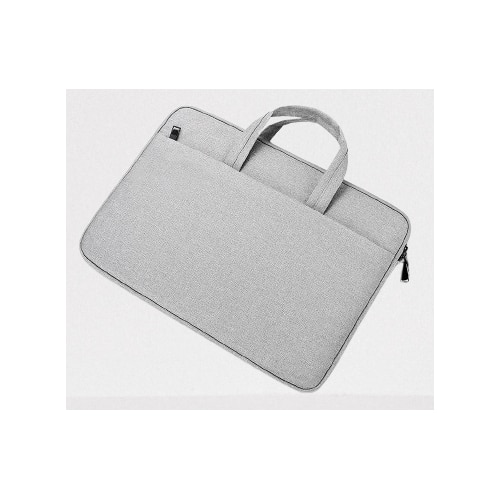Husa pentru laptop de 15,6 inch pentru computerul notebook de 15,6 inch, husa de umar protectoare din poliester pentru laptop cu maner, gri