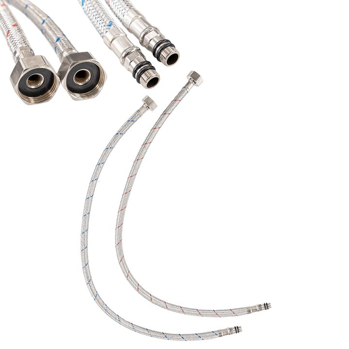 Tevi de apa calda si rece Leziter pentru tava de chiuveta