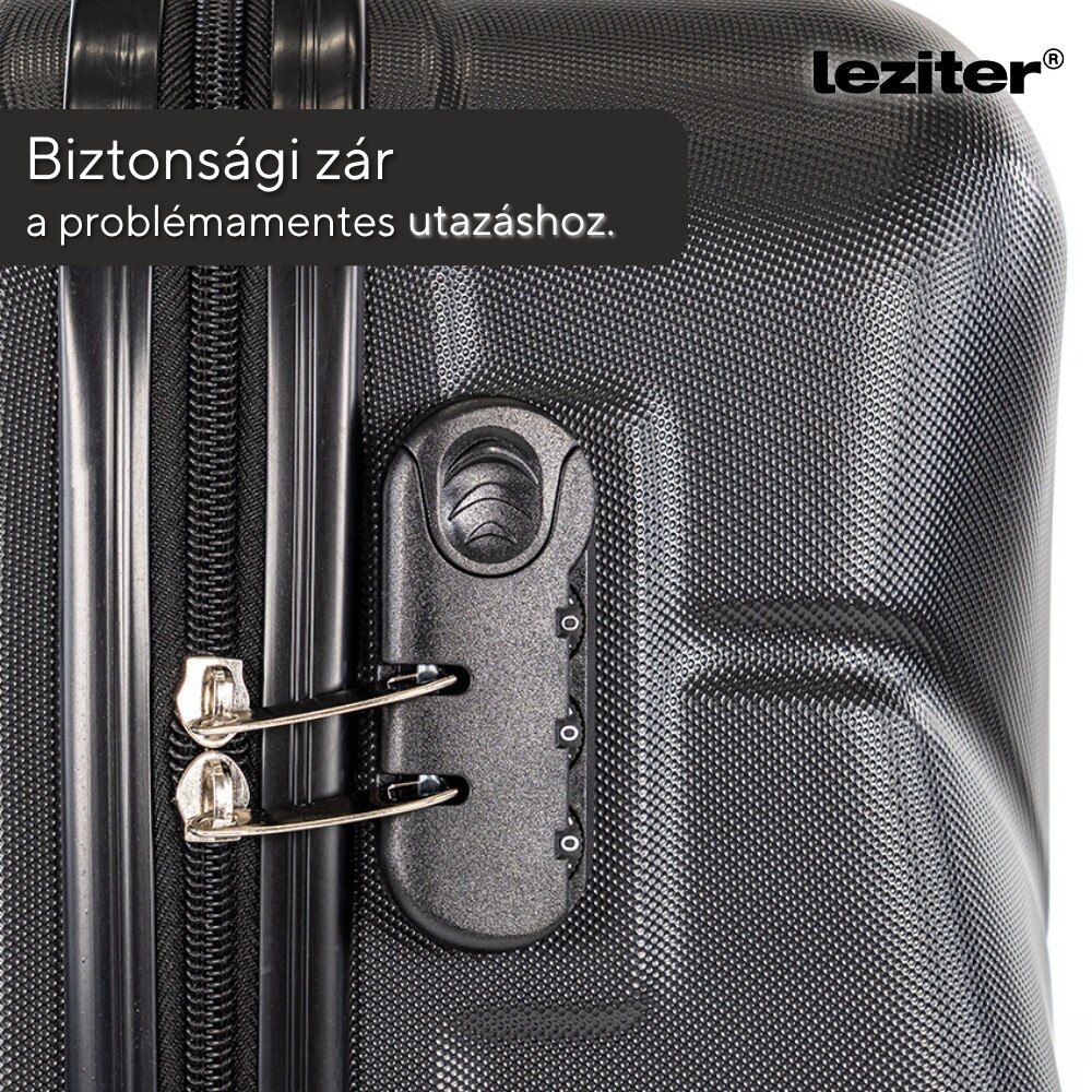 Set Valize Set valize cu rotile Leziter TraveLux Max II negru - eMAG.ro
