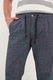 Lee Cooper, Pantaloni din bumbac cu buzunare laterale, Albastru inchis