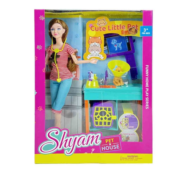 Babakészlet, Állatorvos, Kiegészítőkkel és kisállattal