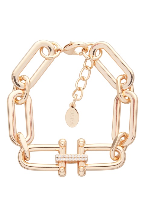 U.S. Polo Assn., Bratara cu detaliu logo, Auriu rose