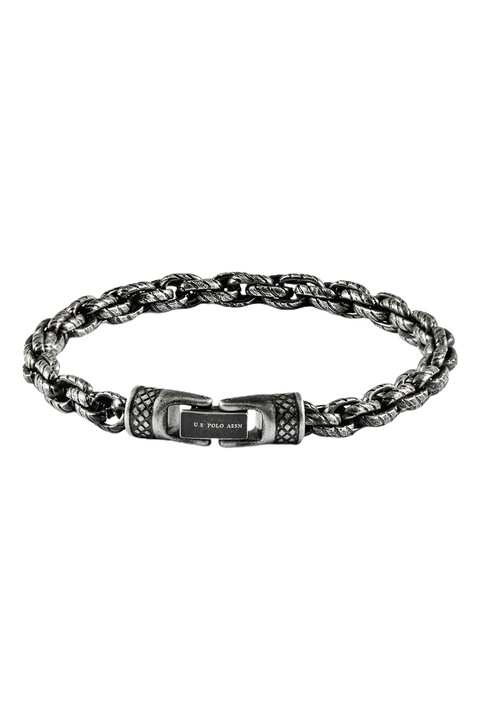 U.S. Polo Assn., Rozsdamentes acél lánckarkötő, Ezüstszín
