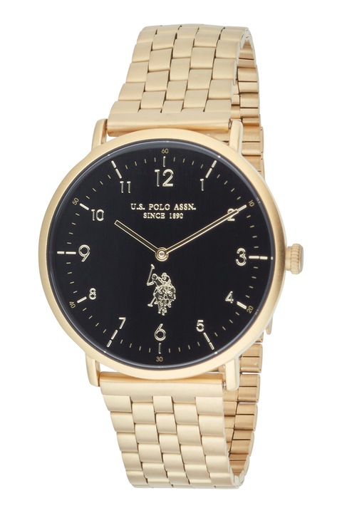 U.S. Polo Assn., Аналогов часовник, Златист