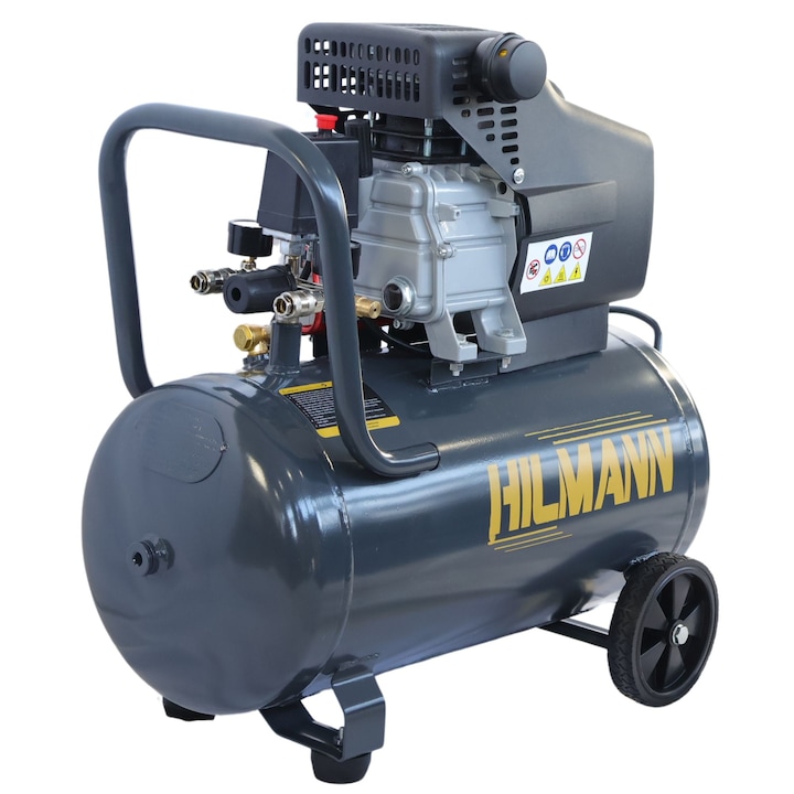Compresor de aer HILMANN, 50l 1.8kW 220V