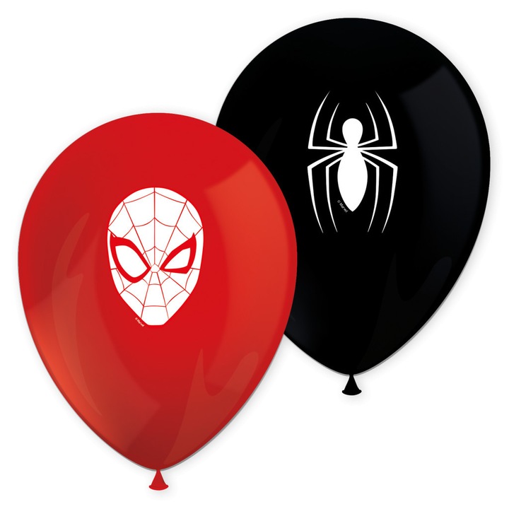 Balon Spiderman World of Webs, 8 piese