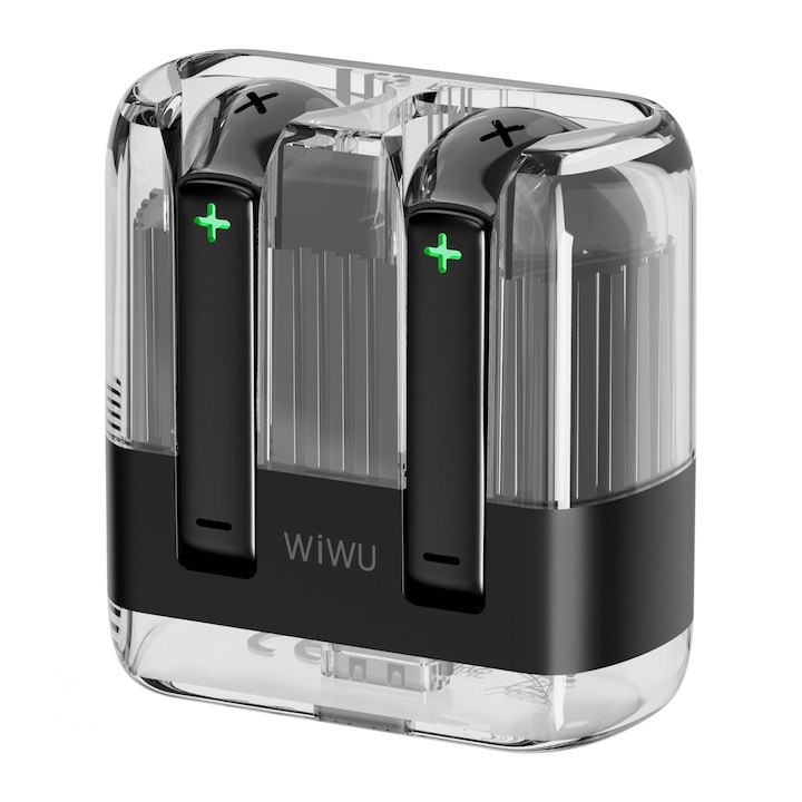 WIWU Bluetooth слушалки T21 TWS черни