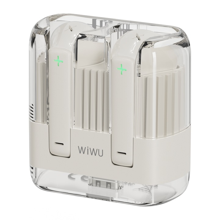 WIWU Bluetooth fülhallgató T21 TWS fehér