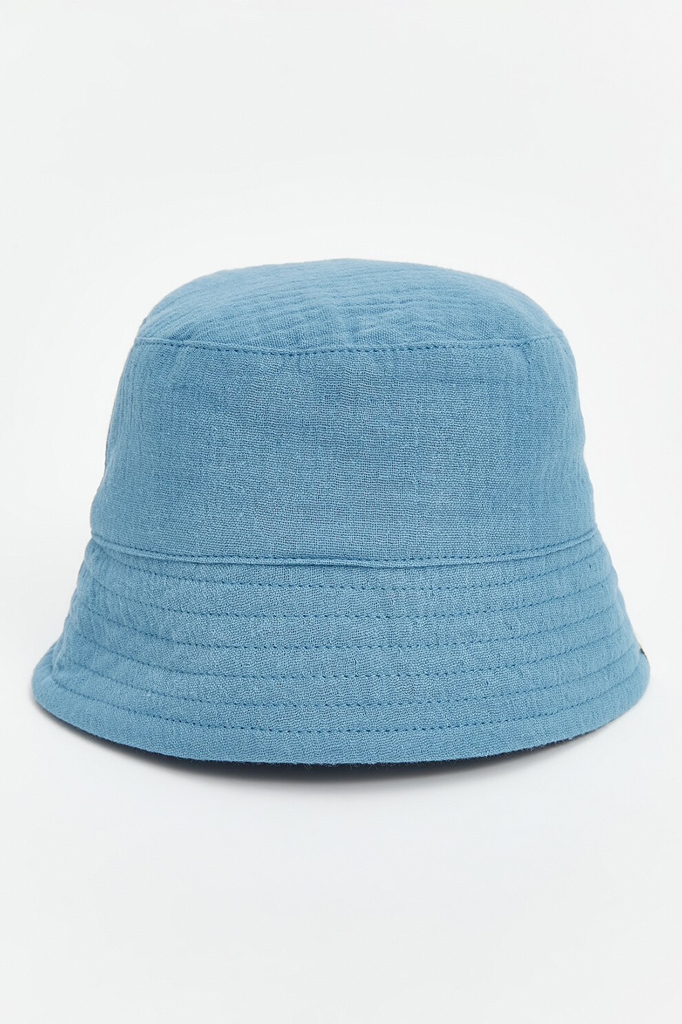 LC WAIKIKI, Palarie bucket din bumbac, Albastru prafuit, 46-50 CM