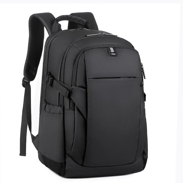 Rucsac laptop KCVV, 15.7 inch, waterproof, anti-furt, negru, cu multiple compartimente