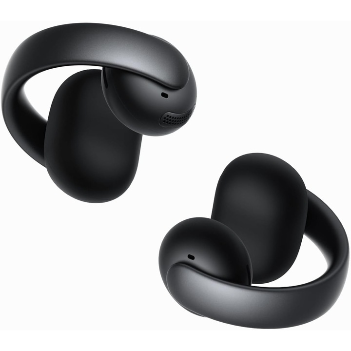 Слушалки Open-Ear Anker SoundCore AeroClip Clip-On, 4 микрофона и изкуствен интелект, висока резолюция, IPX4, черен