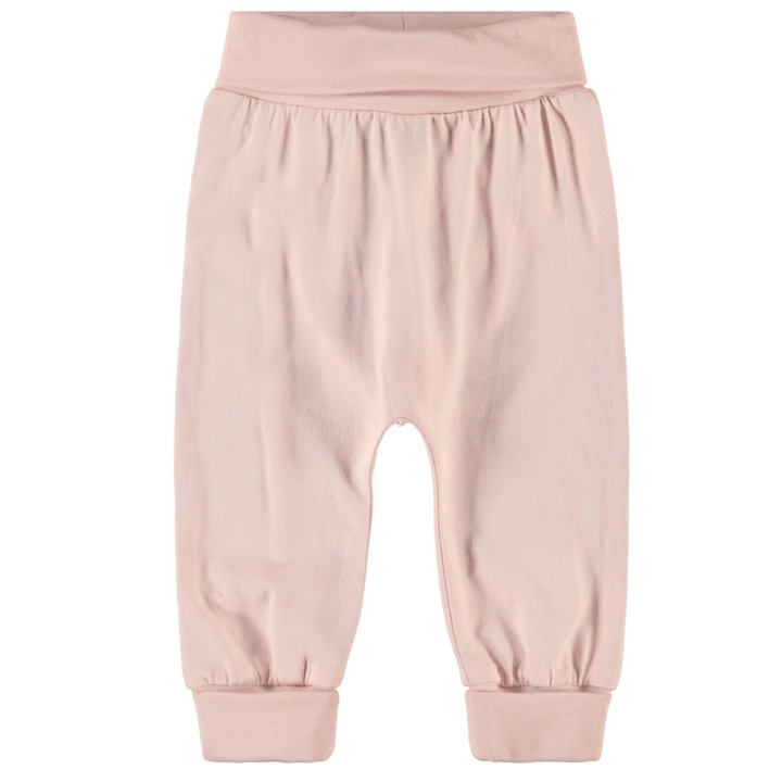 Pantaloni bebelusi bumbac organic fete Name It Nata Peachskin 2931