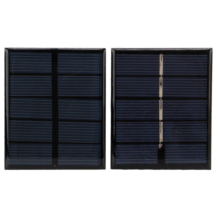 HERUSI 0.5W 2.5V hordozható napelem, 2 db-os készlet