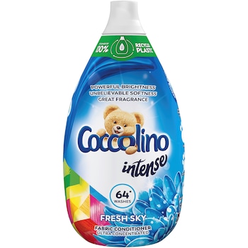 Balsam de rufe, Coccolino Intense Fresh Sky, 960ml, 64 spalari Balsam de rufe, Coccolino Intense Fresh Sky, 960ml, 64 spalari