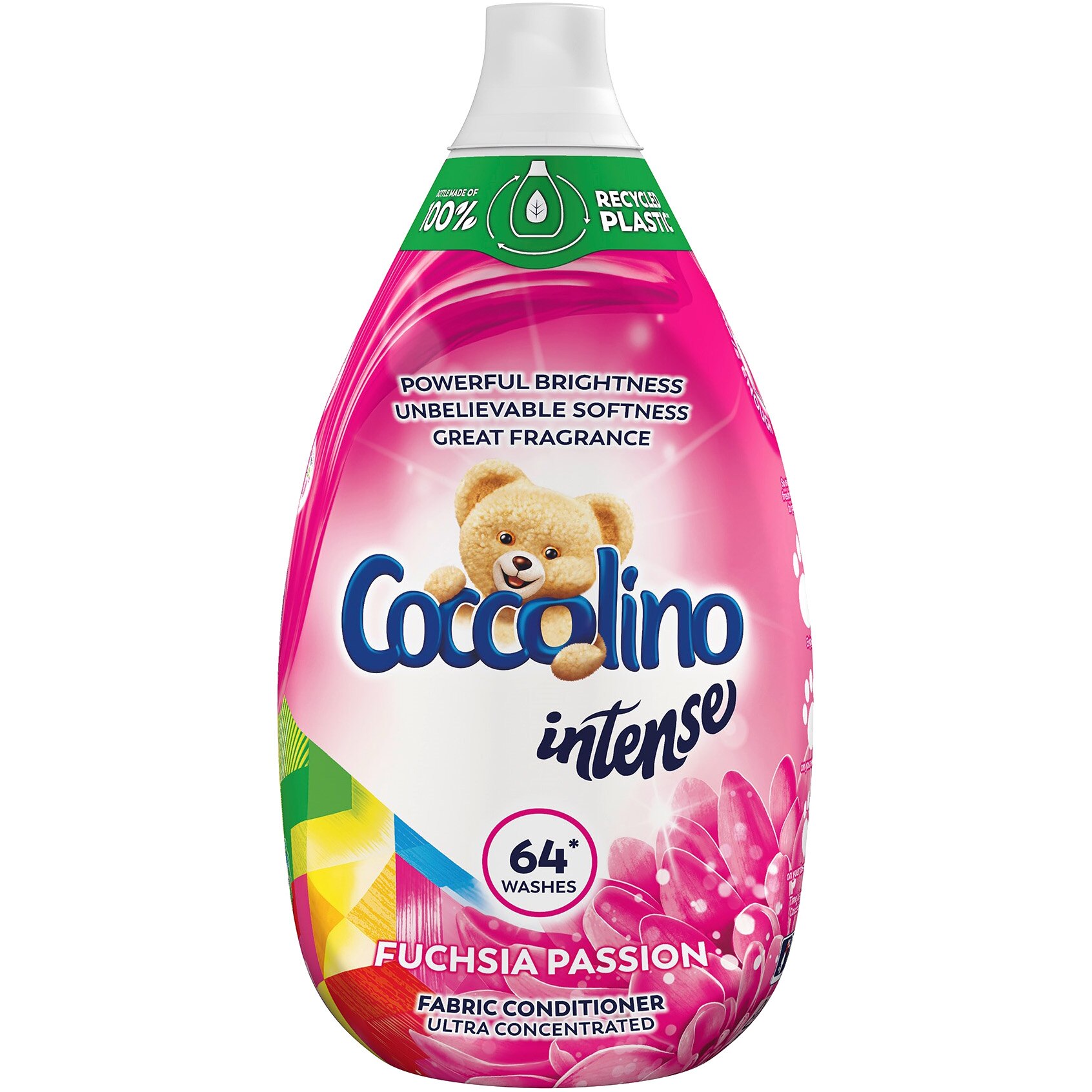 Balsam de rufe, Coccolino Intense Fuchsia Passion, 960ml, 64 spalari