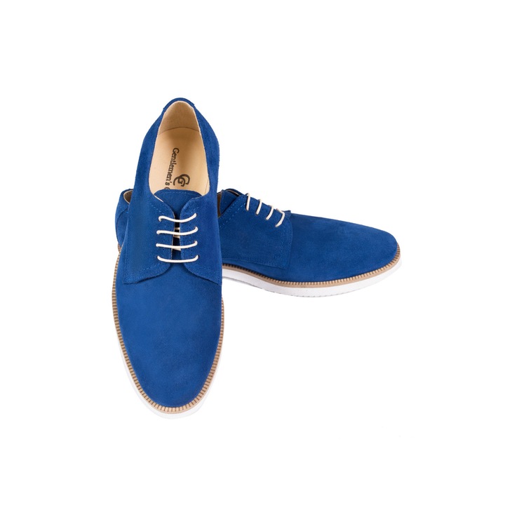 Pantofi Casual Gentlemen`s Corner - albastru Mysterious, Albastru