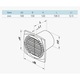 Ventilator VENTS 100D 12V diam 100mm, curent alternativ