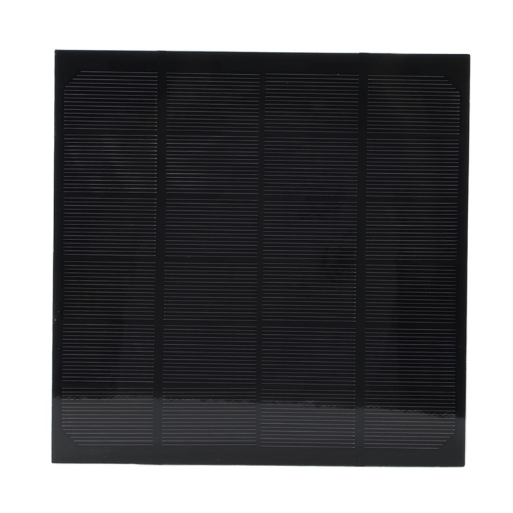 HERUSI 6V 4.5W monokristályos hordozható napelem 165x165mm