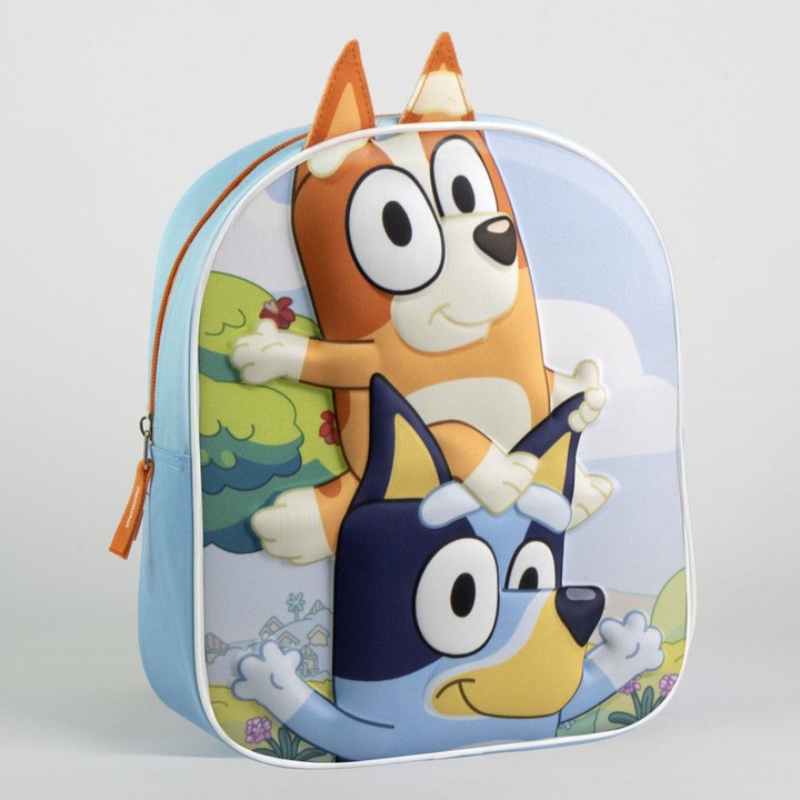 Rucsac Bluey Nature 3D, geanta 31 cm