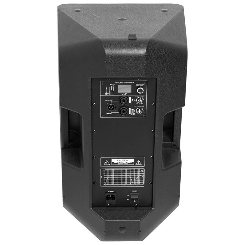 Boxa Profesionala Activa, BST, 2Cai, 12"/30Cm, 400W Rms, Negru