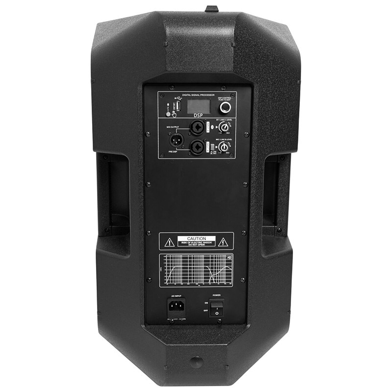 Boxa Profesionala Activa, BST, 2Cai, 12"/30Cm, 400W Rms, Negru
