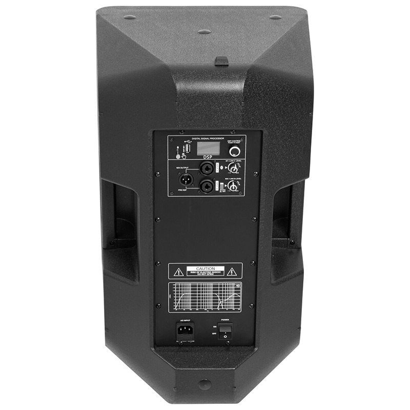 Boxa Profesionala Activa, BST, 2Cai, 12"/30Cm, 400W Rms, Negru