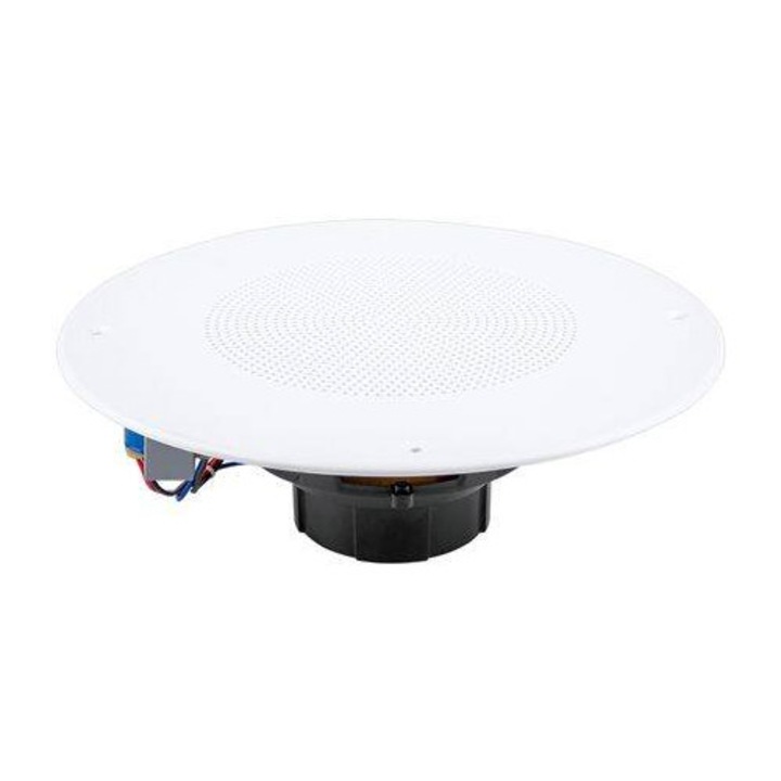 Echipament Audio Ambiental Terasa Restaurant, 4 boxe perete, 1 Amplificator, Usb, Bluetooth, alb