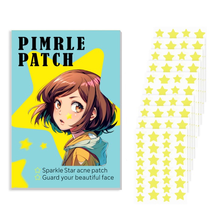 Plasturi acneice Hitworker, 200 buc, hidrocoloid, invizibili, pentru toate tipurile de piele