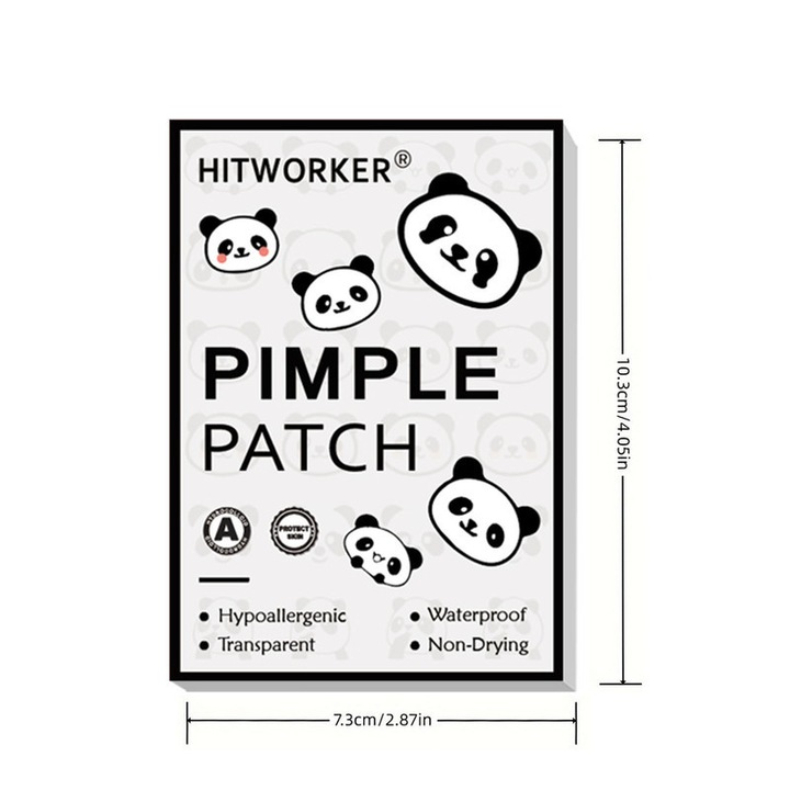 Plasturi pentru acnee Hitworker, 120 bucati, forma pisica, 6-9 ore efectivitate