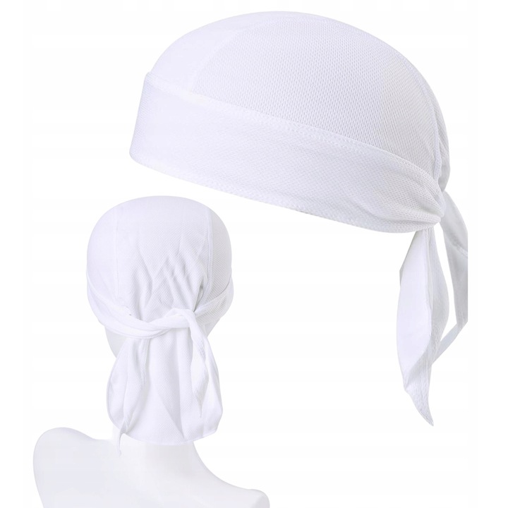 Бандана, Gearox, Дишаща материя, Бързосъхнеща, Еластична и безшевна конструкция, Защита от атмосферни влияния, Универсална употреба, Бяла