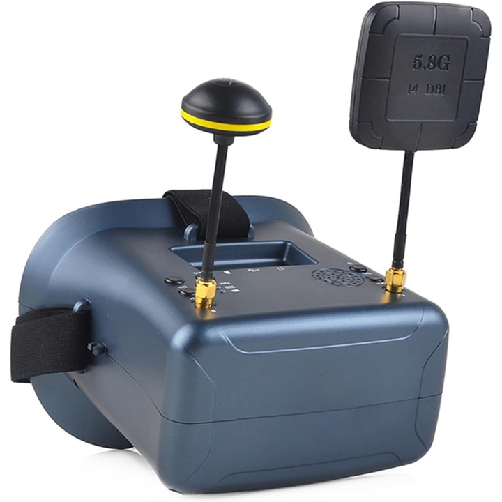 Ochelari FPV, WALALLA, 5.8G, 40 canale, ecran 4.3 inch, rezolutie 800x480px, baterie 2000mAh