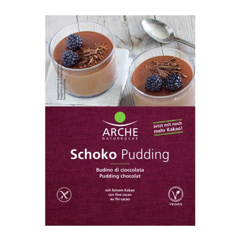 Budinca BIO de ciocolata - Arche, 50 g