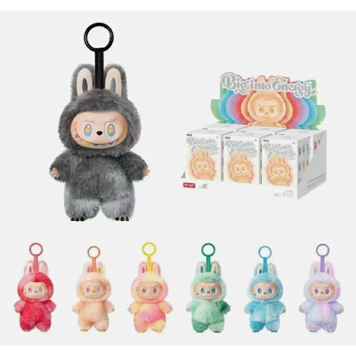 Jucarie de plus Labubu 3.0, 6 bucati GIA'SWORLD Jucarie trend blind box - La bubu popmart