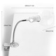 Lupa cu LED, clip flexibil, 5X si 6X, pentru lucrari de precizie, alb