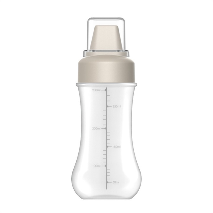 Sticla condimentare HERUSI 5 gauri, reutilizabila, transparenta, 250ml