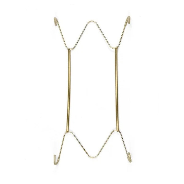 Set 10 suporturi metalice pentru farfurii, auriu