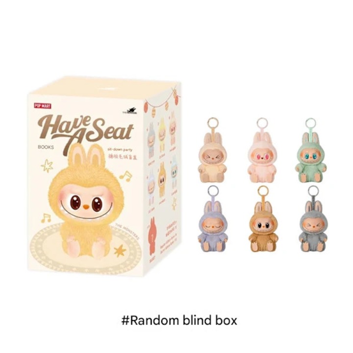 Фигурка Popmart Labubu, сладък дизайн, първокласен материал, 1 бр., различни цветове, 10x15 см