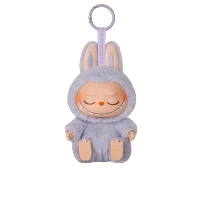 Плюшена играчка Labubu V2, 15cm, Лилаво