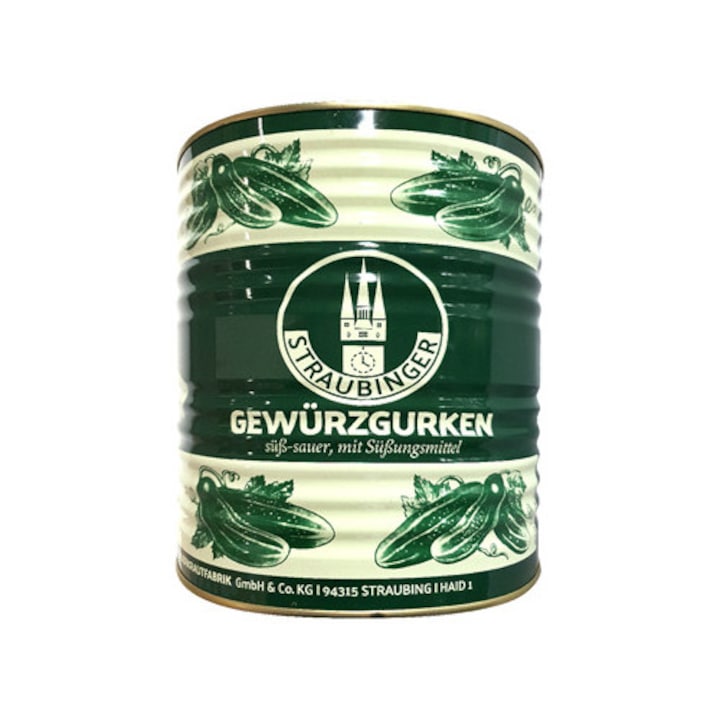 Краставици в оцет Калибър 55-60, TRAUBINGER, 9.7 кг