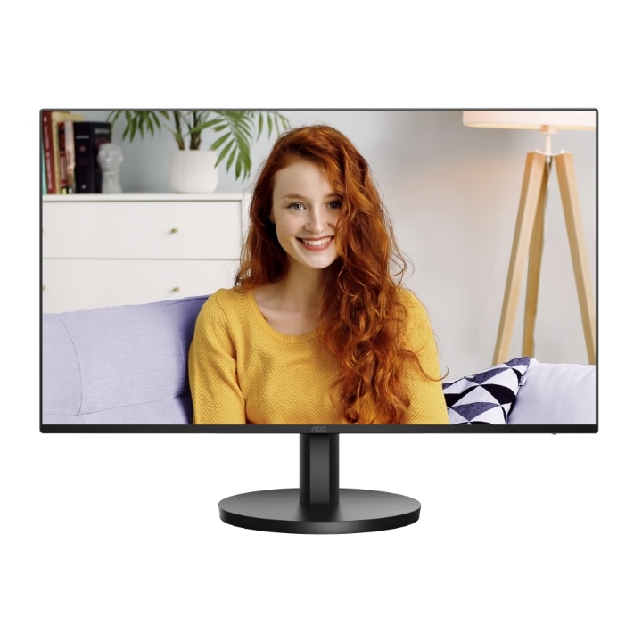Monitor IPS LED AOC 23.8" 24B3QA2, Full HD 1920 x 1080, VGA, HDMI, DisplayPort, Hangszórók, 120 Hz, 1 ms Fekete